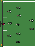 BK Tandtrollet spelade med en 352-taktik